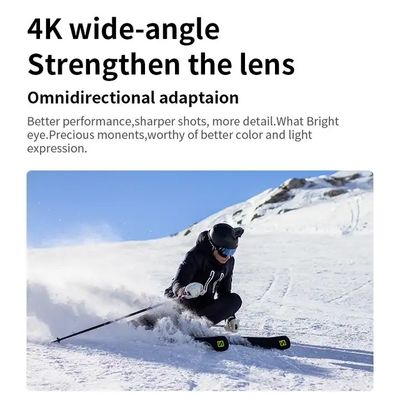 60FPS Waterproof Sports Cam 170 Degree 4k Vlog Action Camera
