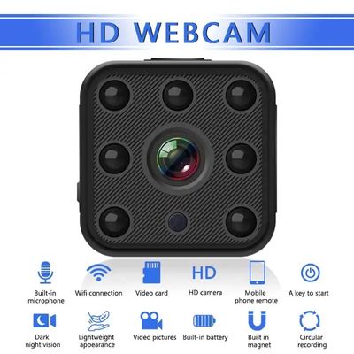 33x39x33mm Mini WiFi Cube Security Camera With Night Vision