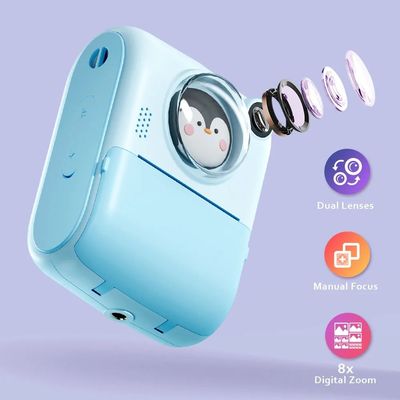 Kids Camera Instant Print Photo 1080P Video Digital Thermal Printing