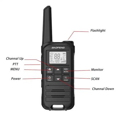 Kids Walkie Talkie Two Ways Radio Toy High Range Fr-22a Series Handheld