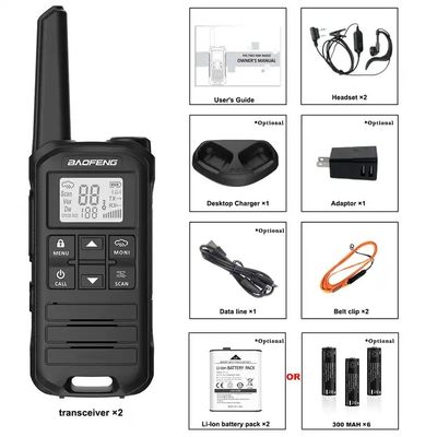 Kids Walkie Talkie Two Ways Radio Toy High Range Fr-22a Series Handheld
