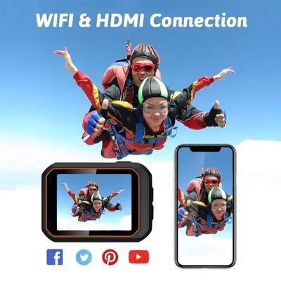 40 Million Pixels 4k 60fps 1080p Waterproof Sports Action Camera