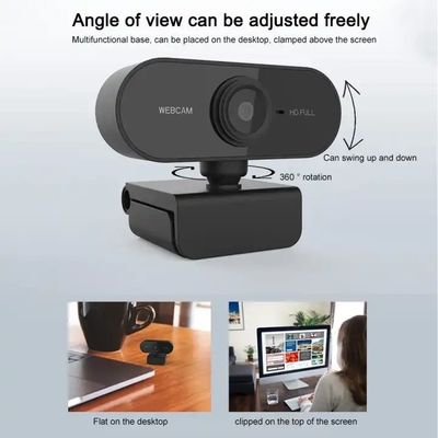 HD 1080P Live Streaming Webcam USB PC Camera With Holding Bracket