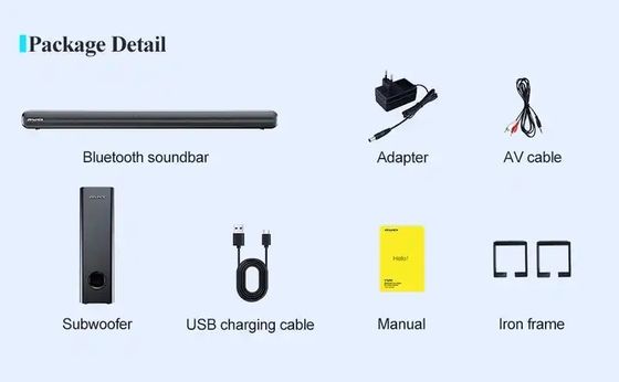 Blue Tooth 5.0 Speaker Soundbar Home System With Subwoofer