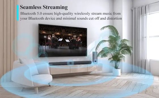 Blue Tooth 5.0 Speaker Soundbar Home System With Subwoofer