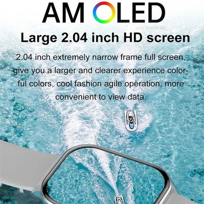 HK26 Smart Watch Heart Rate Monitoring Smart 2.04 Inch AMOLED Display