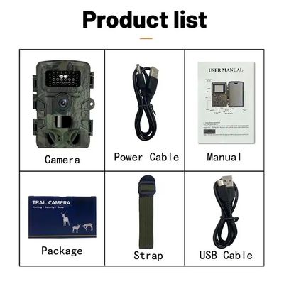 Outdoor 58Mp 2.7K Hd Ip66 Trail Camera Motion Detection Wildlife