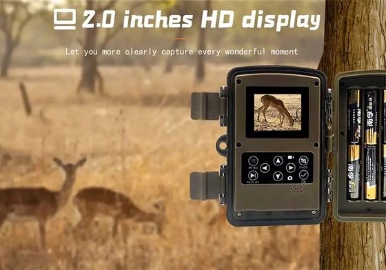 Outdoor 58Mp 2.7K Hd Ip66 Trail Camera Motion Detection Wildlife