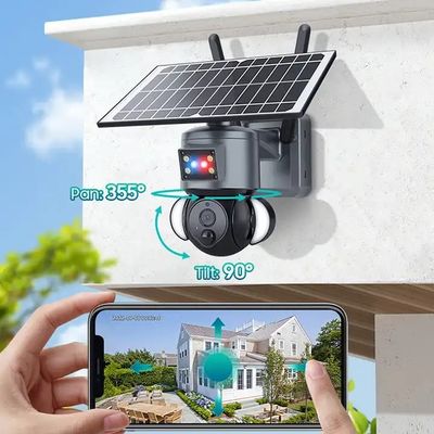 WiFi IP Network Solar Panel Security 12X Zoom Camera