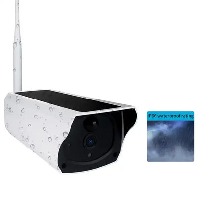 Solar Powered 1080P Bullet Type IP Camera Waterproof Outdoor Security Cctv Camera