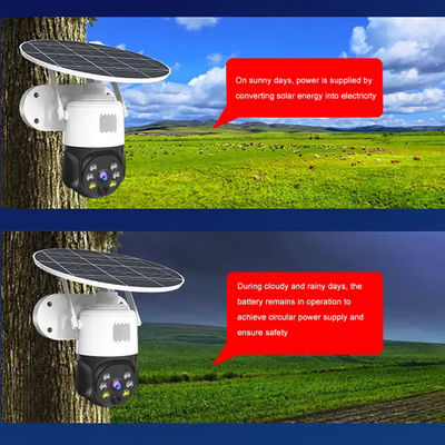 HD Solar Panel Smart Home Two-way Audio Intrusion Alarm CCTV Long Standby Monitoring Security Wireless Camera