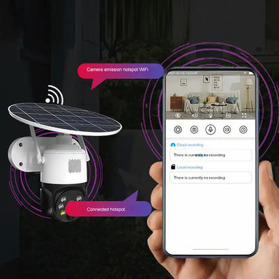 HD Solar Panel Smart Home Two-way Audio Intrusion Alarm CCTV Long Standby Monitoring Security Wireless Camera