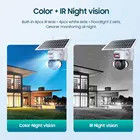 Solar CCTV WiFi Camera Security Wireless Motion Detection Alarming Surveillance Audio Night Vision