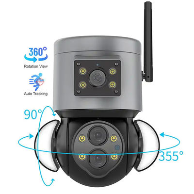 10X Zoom Floodlight Camera Wireless Smart Security Camera For Yard/Garden/Crossing Clear 4MP 2K Resolution Camera
