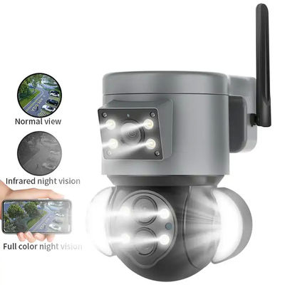 10X Zoom Floodlight Camera Wireless Smart Security Camera For Yard/Garden/Crossing Clear 4MP 2K Resolution Camera