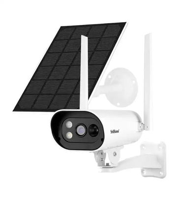 Security Camera Outdoor Wireless WiFi Battery Camera with Solar panel Color Night Vision PIR Human Detection