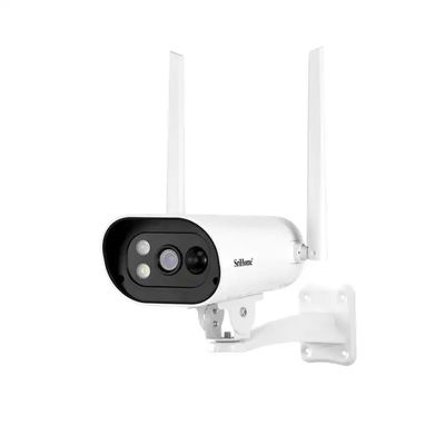 Security Camera Outdoor Wireless WiFi Battery Camera with Solar panel Color Night Vision PIR Human Detection