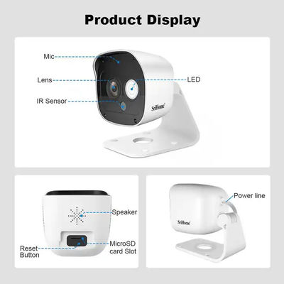 1296P Two-way audio Alarm detection Waterproof Indoor Outdoor Night Vision IP CCTV security camera