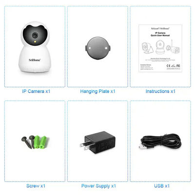 1296P 3x Digital Zoom 3.6mm Lens Spotlight Light AP Hotspot Alarm CCTV Indoor Wireless Security Camera