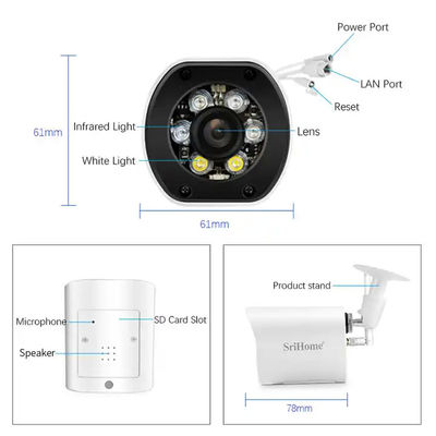 Two-Way Audio TF Card Indoor Outdoor Camera Surveillance Remote Camera Baby Home Camera