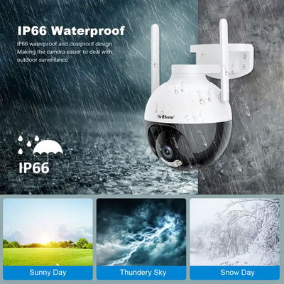CCTV Security System 1080P PTZ With Audio Auto Tracking IR 10 meters AI Camera Install Outdoor House Srihome camera