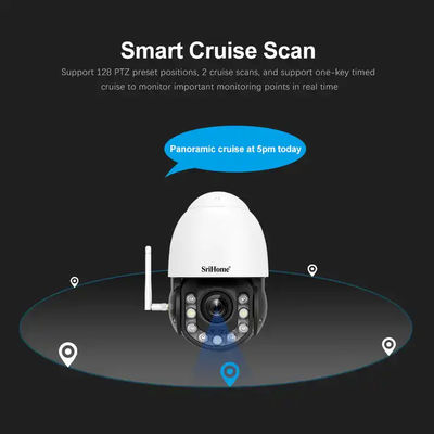 5MP 1920 20x Optical Zoom Lens 3x Digital Zoom Waterproof WIFI Camera Two-Way Audio Home Company Security Safety