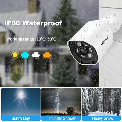 5MP H.265 4mm 128G Digital-WDR Color Night Vision WIFI2.4G&5G&RJ45 Network Camera Home Security Camera Systems Wireless