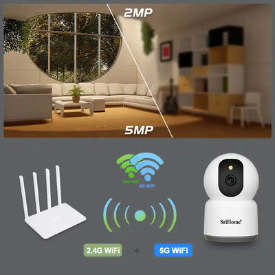 4MP Two-Way Audio Full Color Camera Indoor 355 Security Camera Color Night Vision IP Camera Home Security