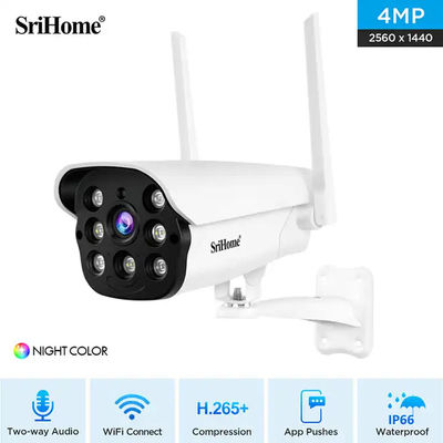 SH043 4MP 2-Way Audio Indoor And Outdoor Surveillance IP Security Camera System