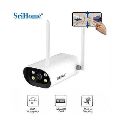 4MP Full-Color Night Vision Two-Way Audio Camera Outdoor Waterproof IP66 Security IP Camera
