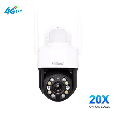 5G WiFi 20X Optical Zoom Waterproof Security Camera 5MP Two-Way Audio Full Color Night Vision Camera