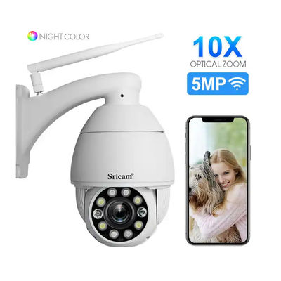 5MP 10X Zoom PTZ Optics Camera CCTV Wifi IP Security Outdoor Cameras Monitor System