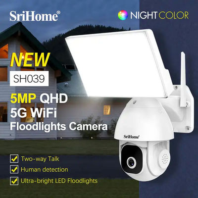 5MP HD Home Use Outdoor Ptz Camera IP Cctv Video Two Way Audio And Night Vision Surveillance System