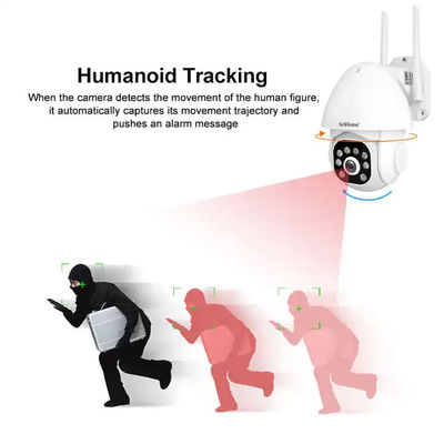 Security Camera System 3MP FHD Security Cameras Wireless Outdoor Night Vision Waterproof IP Network CCTV Wifi Camera