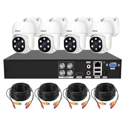 4CH DVR Kit Surveillance System IP Camera 2 MP XVR Cctv System