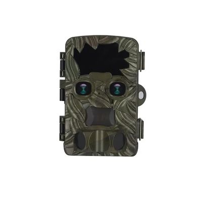 New Dual Lens Trail Camera 35m Long Range Infrared Hunting Camera 4k Hunting Camera IP66 Waterproof 2.4 Inch HD Display