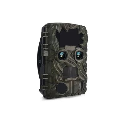 New Dual Lens Trail Camera 35m Long Range Infrared Hunting Camera 4k Hunting Camera IP66 Waterproof 2.4 Inch HD Display