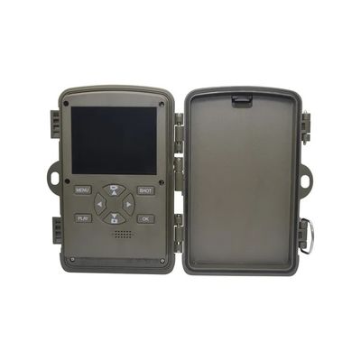 New Dual Lens Trail Camera 35m Long Range Infrared Hunting Camera 4k Hunting Camera IP66 Waterproof 2.4 Inch HD Display