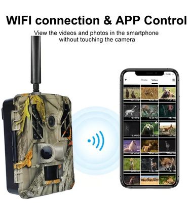 4G LTE Cellular Wild Game Trail Camera Traps With GSM MMS GPS APP Control Functions For Hunting