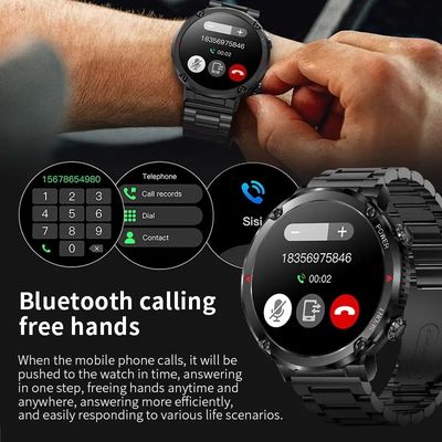 BW0423 Ip68 Sports Health Smart Watch 1.6inch IPS Round Screen 400x400 Resolution 600mah Waterproof