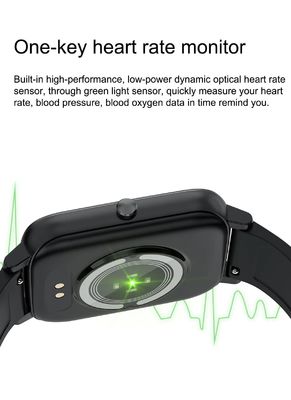 H80 1.69 Inch Sports Smart Watch Waterproof Full Touch Big HD Screen Temperature Monitor IP67