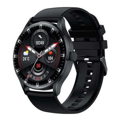 Smart Watch HD Display Stainless Steel Body BT Call Voice Assistant Round Smartwatch For Men Women