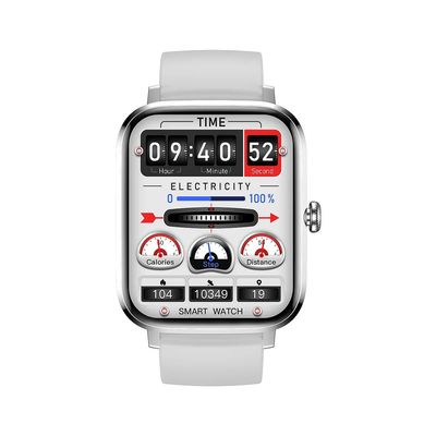 NFC Heart Rate Blood Pressure 1.85inch BT Call Sports Fitness Smartwatch For Women Men