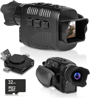 100% Darkness Digital Night Vision Monocular Travel Infrared Save Photos & Videos