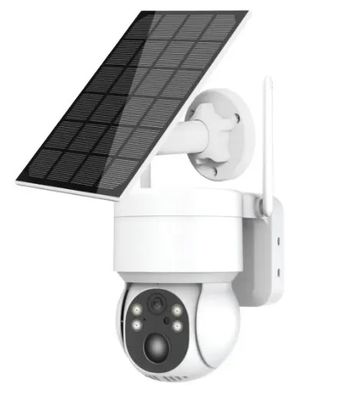 Outdoor Solar Panel Powered Wifi Smart 4mp Ptz Pir Cctv Ip Wireless Security Surveillance Solar Network Camera