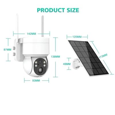 Outdoor Solar Panel Powered Wifi Smart 4mp Ptz Pir Cctv Ip Wireless Security Surveillance Solar Network Camera