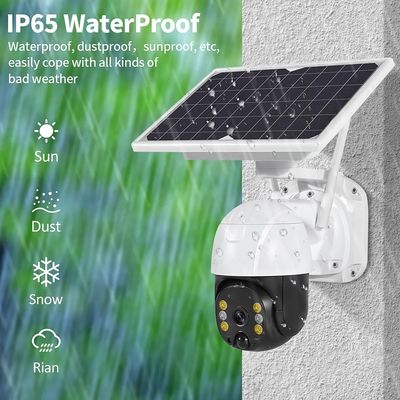4G Solar Powered Camera Sim Card Slot CCTV Security IP Camera Outdoor Support 128 Memory Card Camera Solar
