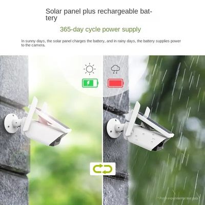 Solar Powered Wireless Outdoor 1080P Home Security Camera PIR 2.4G Wifi Camera Wide Angle Range