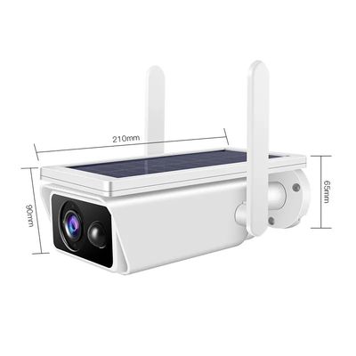 Solar Panel Motion Detection Siren Alarm 1080p Pt Smart Wire-Free 4g Outdoor Camera