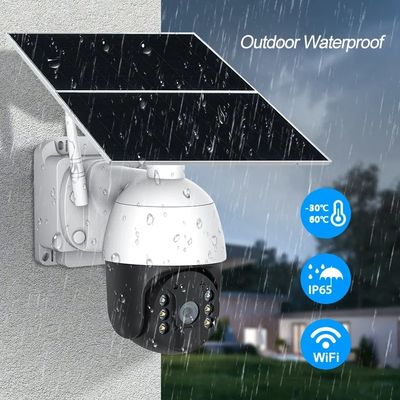 SL100 Solar Powered Cctv Camera Hd 2mp Wifi PIR Outdoor 24 Hours Surveillance Night Vision Ip Security Camera